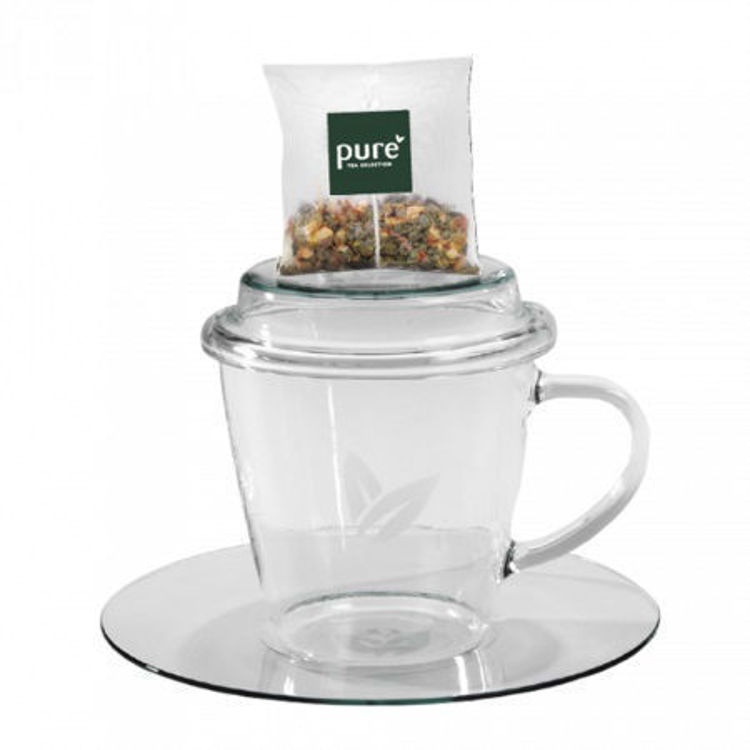 Obrázek Sada 6 skleněných podšálků Pure Tea Selection